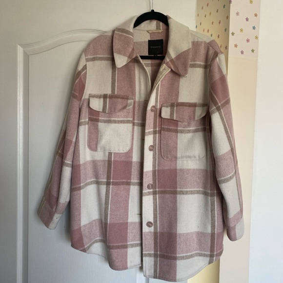 Dynamite York Plaid Shacket - Picture 4 of 16